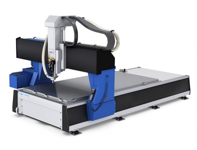 Fresatrice CNC HSM a 3 assi ad alte prestazioni MECAPLUS, gantry, tavola fissa, colonna mobile